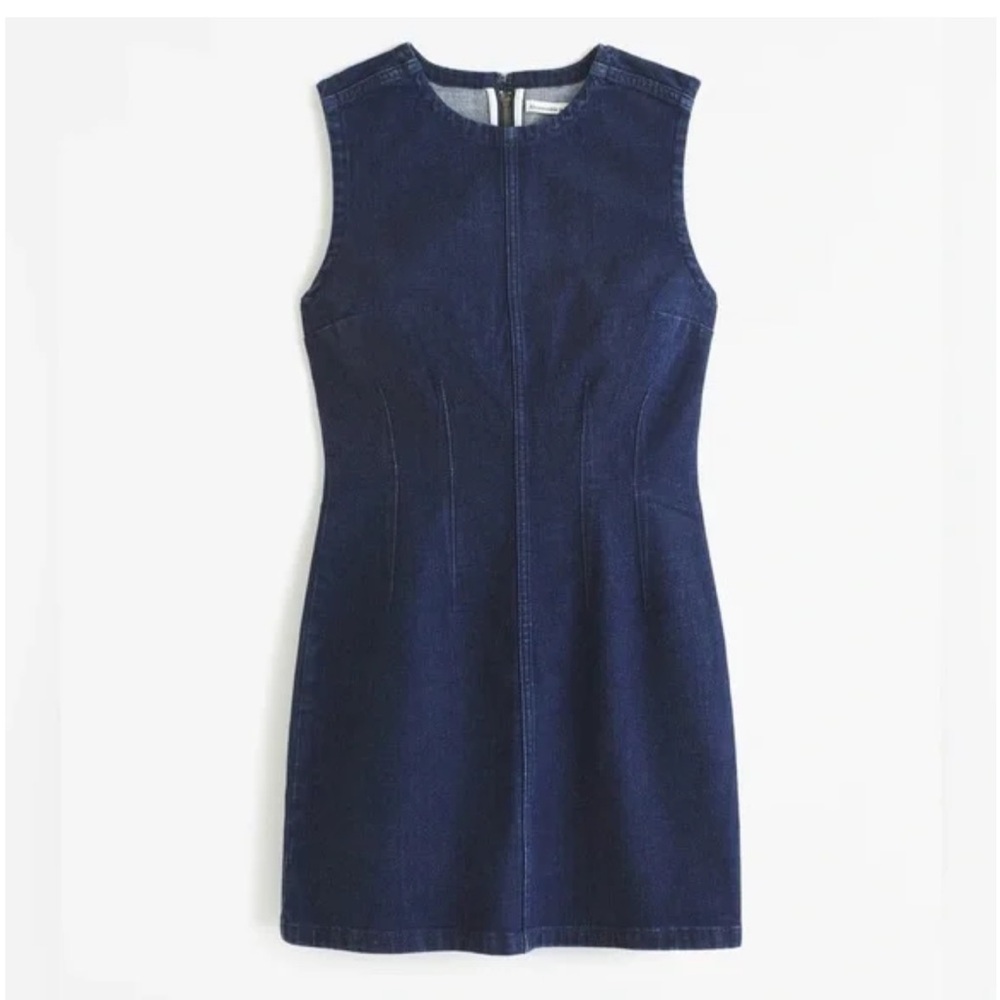 Abercrombie & Fitch Navy Sleeveless Mini Dress